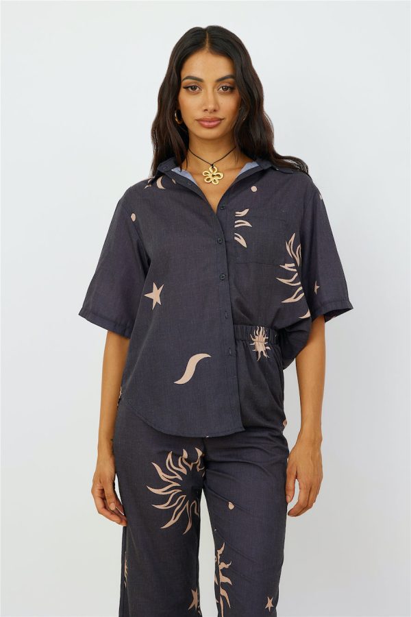 Constellations In The Sky Shirt Black - Image 3