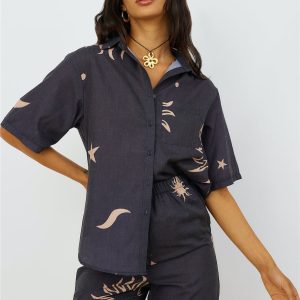 Constellations In The Sky Shirt Black