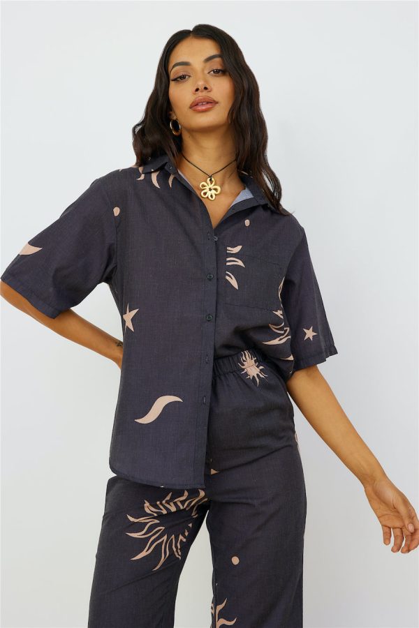 Constellations In The Sky Shirt Black