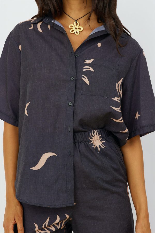 Constellations In The Sky Shirt Black - Image 5
