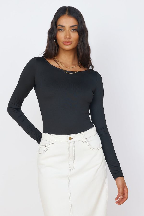 Blooming Beauty Bodysuit Black - Image 3