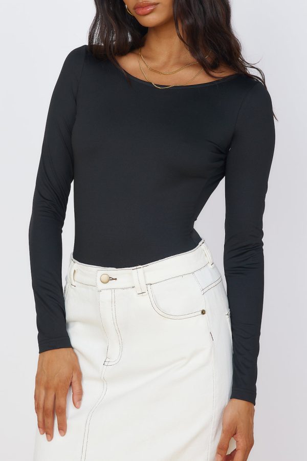 Blooming Beauty Bodysuit Black - Image 4