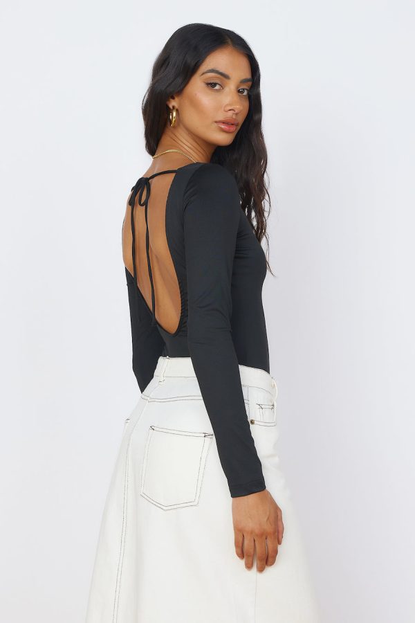 Blooming Beauty Bodysuit Black - Image 7