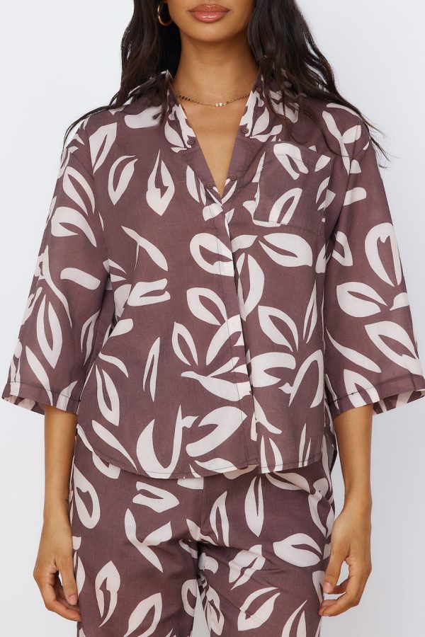 Midnight Enchantment Top Brown - Image 5