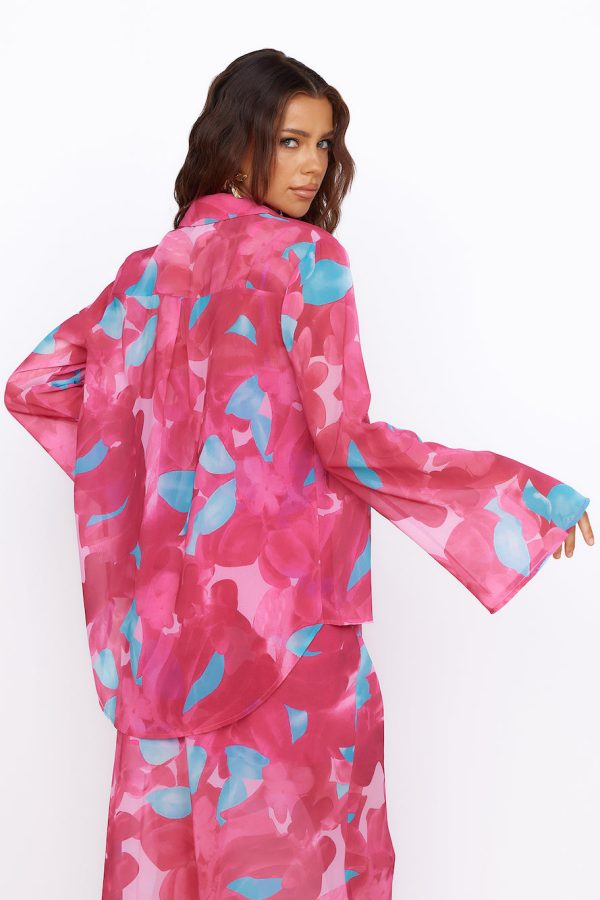 Make Up My Mind Top Pink - Image 11