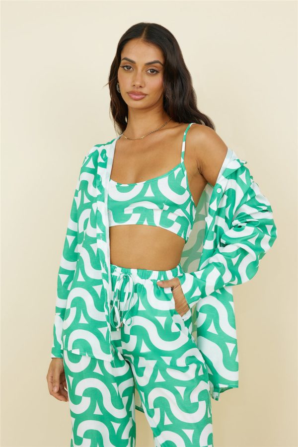 Enchanted Days Crop Top Green - Image 3