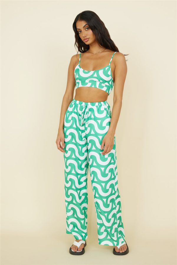 Enchanted Days Crop Top Green - Image 4