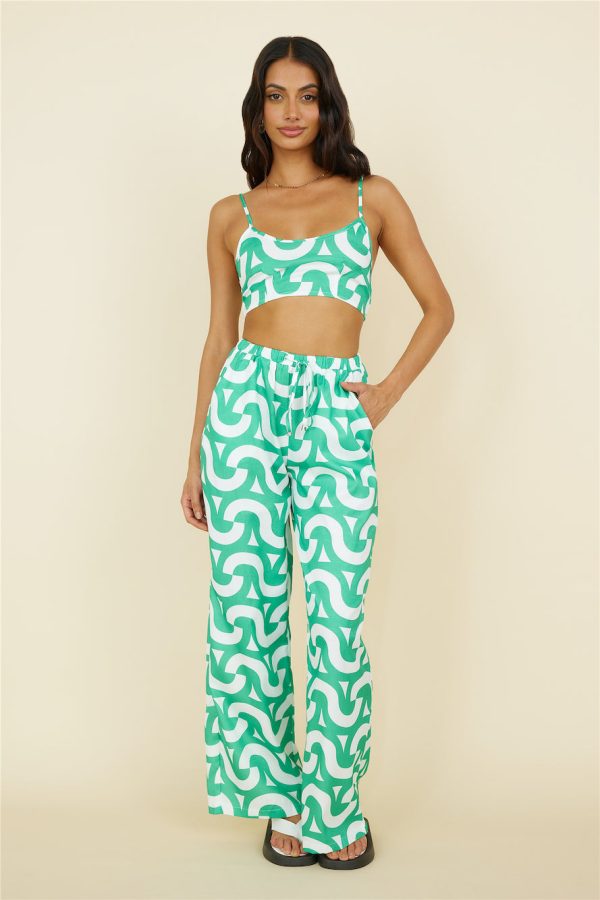 Enchanted Days Crop Top Green - Image 2